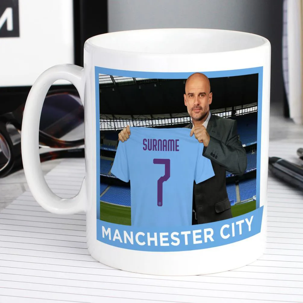 Personalised Manchester City FC Manager Mug Extra Image 3