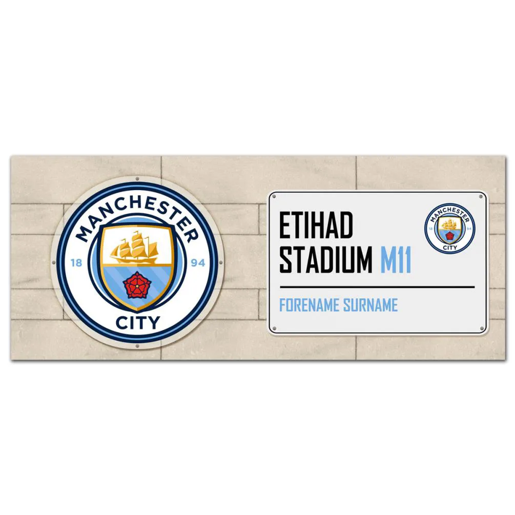 Personalised Manchester City FC Street Sign Mug Extra Image 1