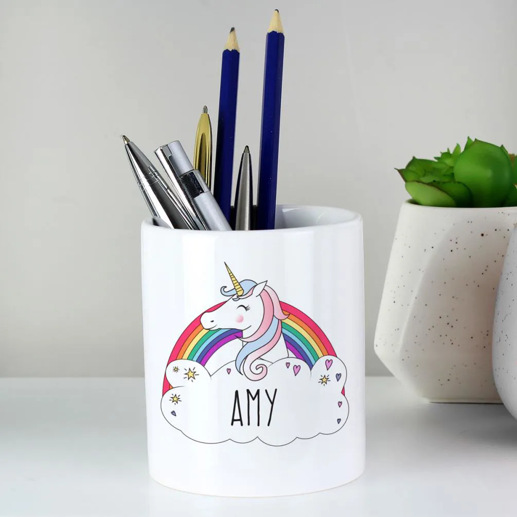 Personalised Unicorn Ceramic Storage Pot Extra Image 1