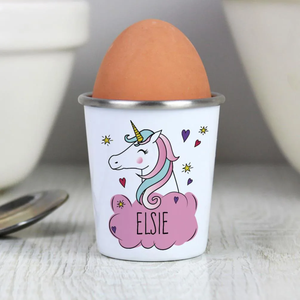 Personalised Unicorn Egg Cup Extra Image 1