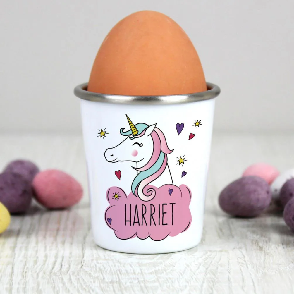 Personalised Unicorn Egg Cup Extra Image 2