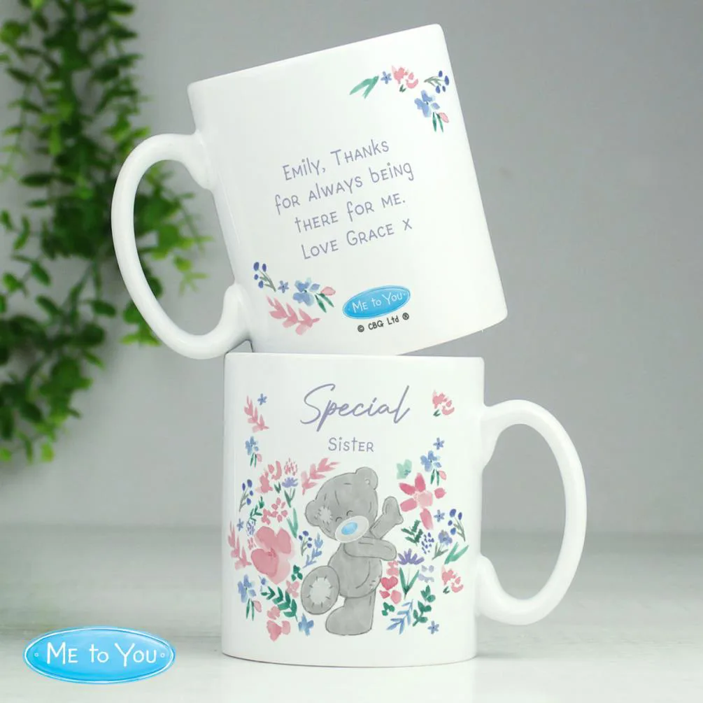 Personalised Me to You Floral Mug Extra Image 3