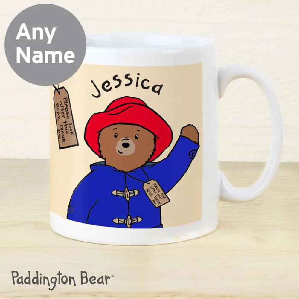 Personalised Paddington Bear Plastic Mug Extra Image 1