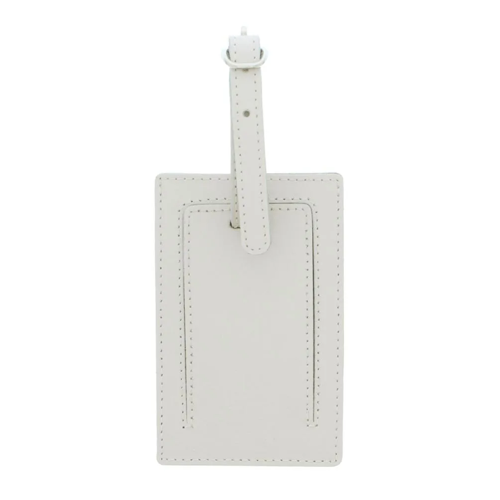 Personalised Unicorn Cream Luggage Tag Extra Image 1