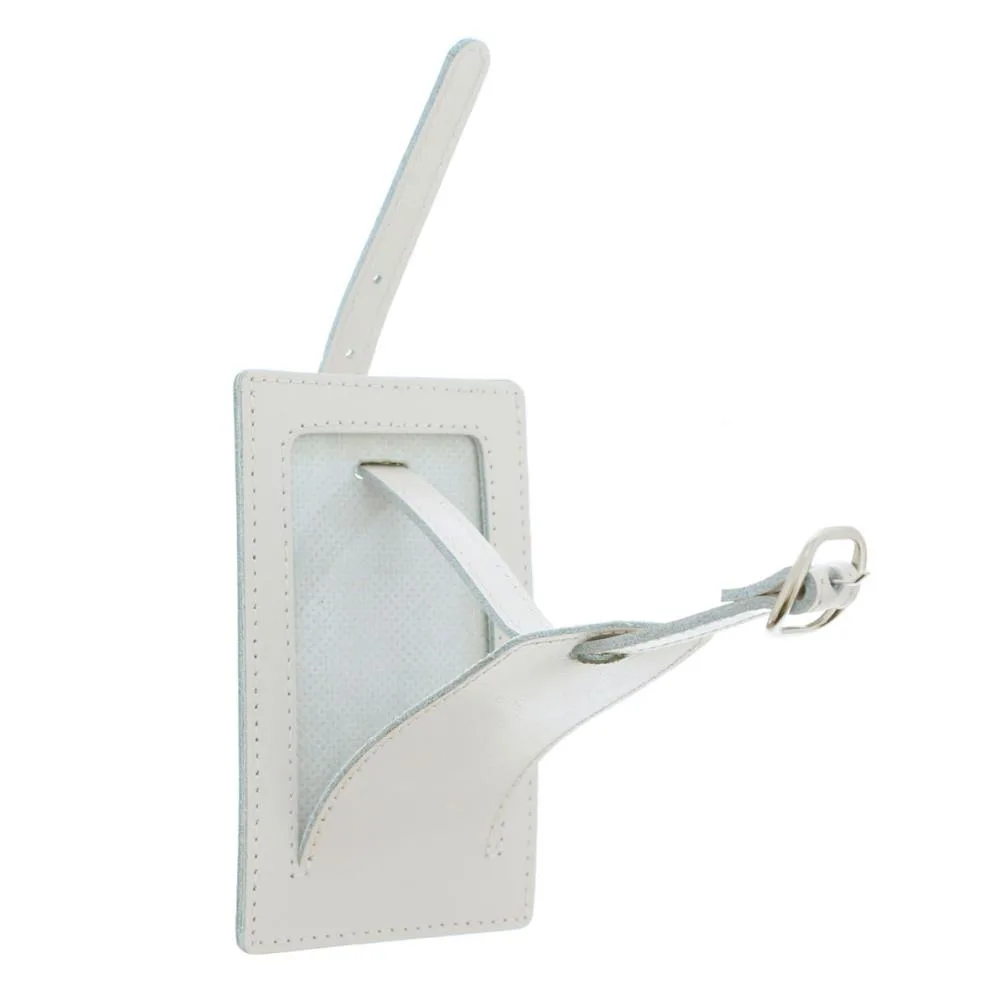 Personalised Unicorn Cream Luggage Tag Extra Image 2