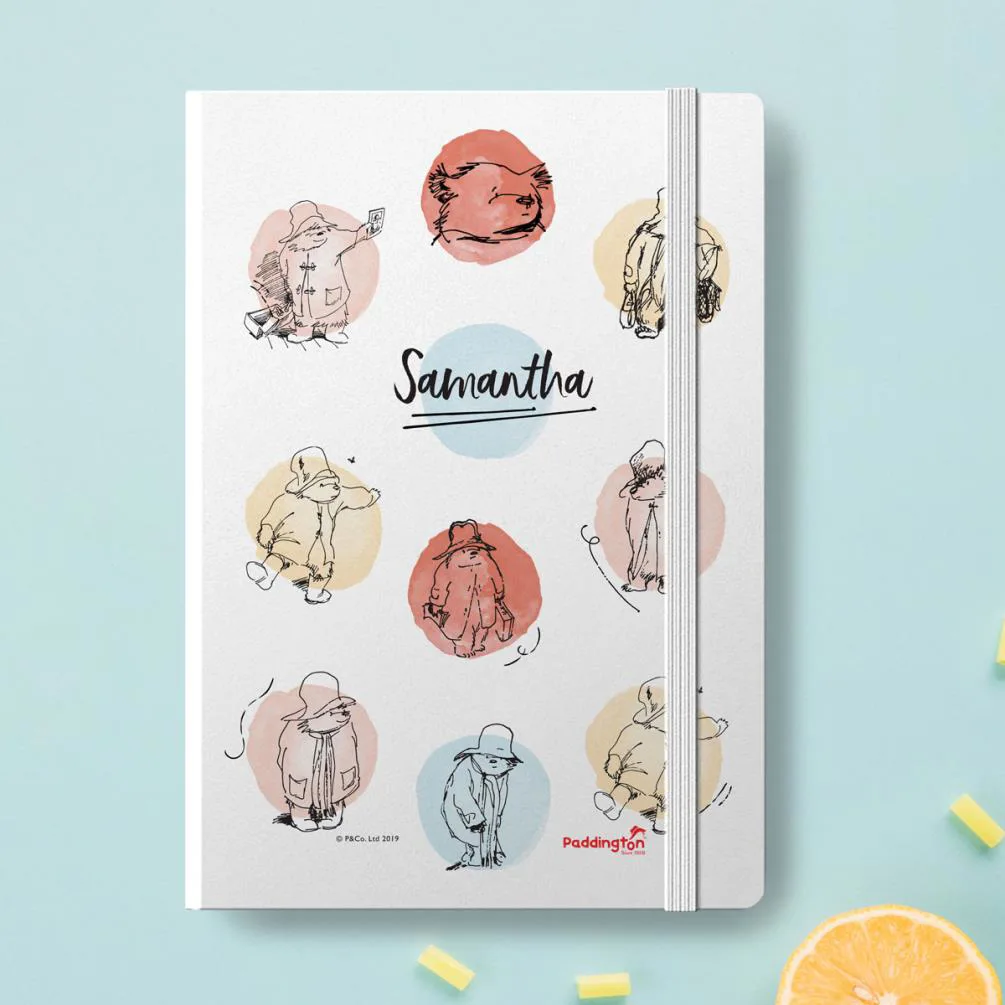 Personalised Paddington Bear Spotty Notebook Extra Image 1