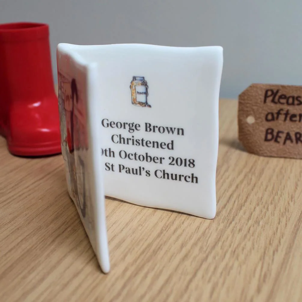 Personalised Paddington Bear Initial Message Card Extra Image 1