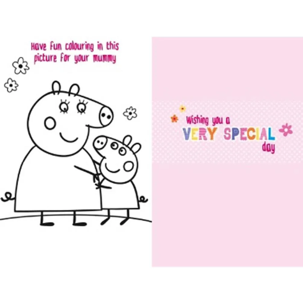 Mummy Peppa Pig Birthday Card Extra Image 1