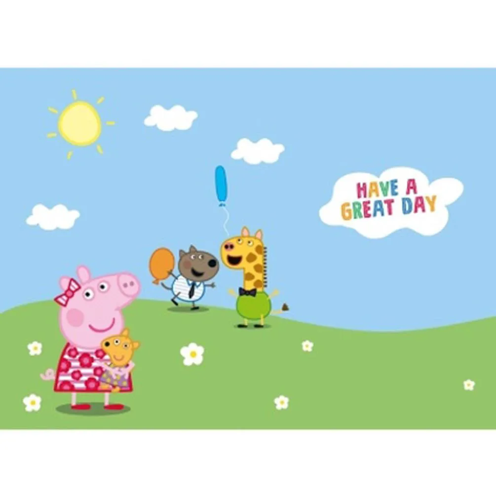 Look Who's 1 Peppa Pig 1st Birthday Card Extra Image 1