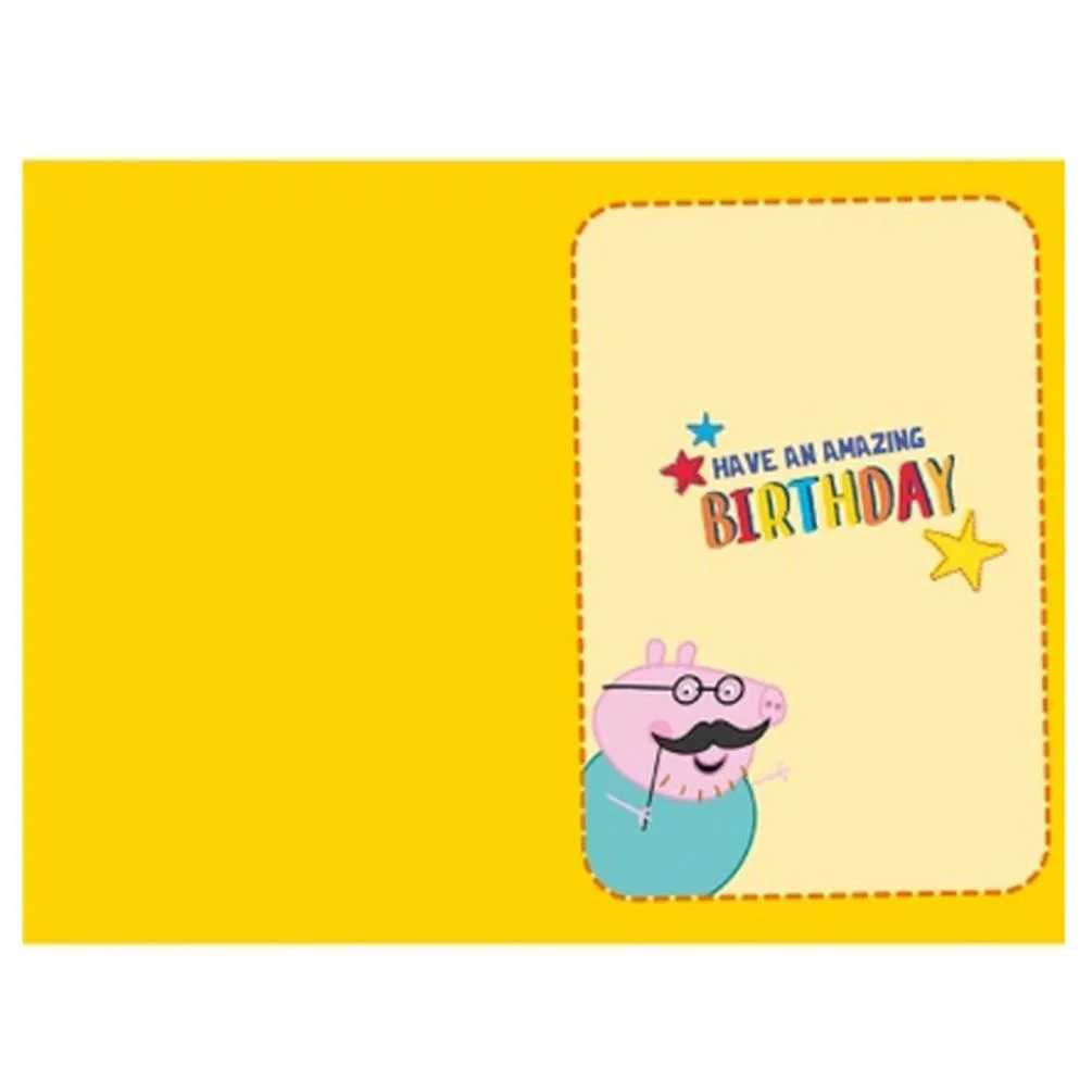 Daddy Peppa Pig Birthday Card Extra Image 1
