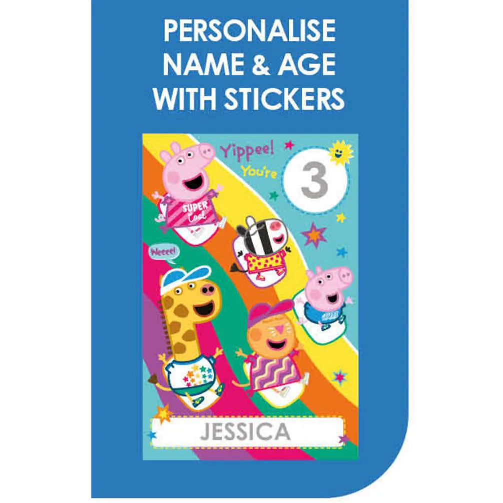 Peppa Pig Personalise Your Own Birthday Card Extra Image 2