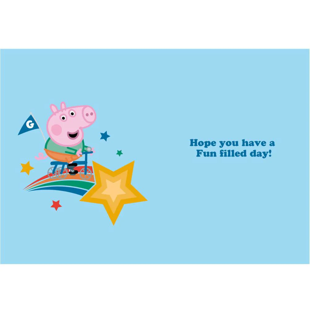 Peppa Pig Happy Birthday Card Extra Image 1