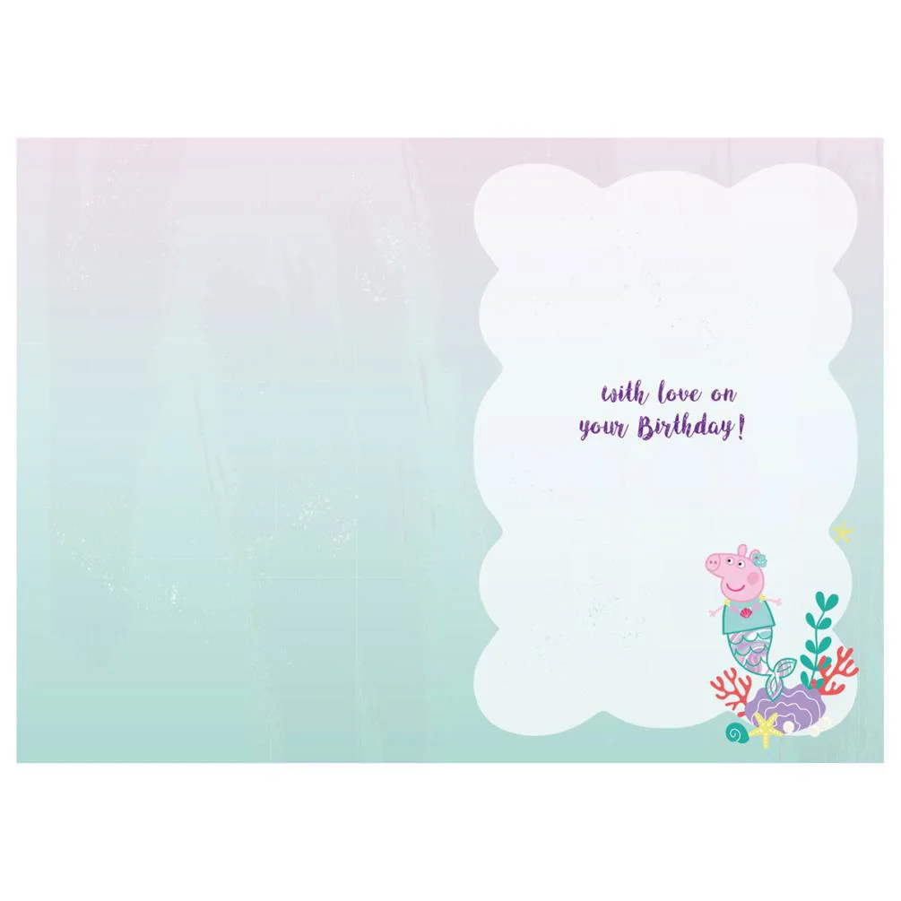 Super Sister Peppa Pig Birthday Card Extra Image 1