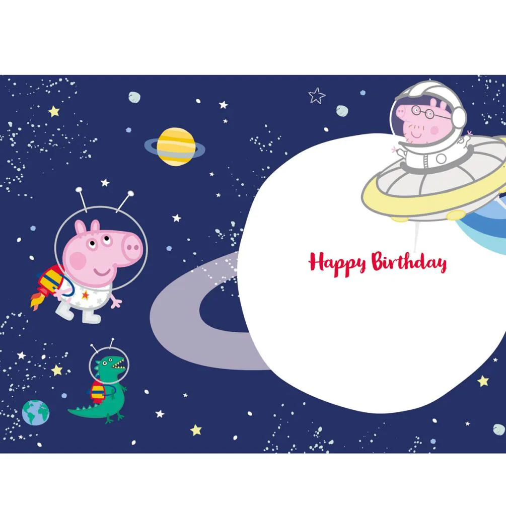 Daddy Peppa Pig Birthday Card Extra Image 1
