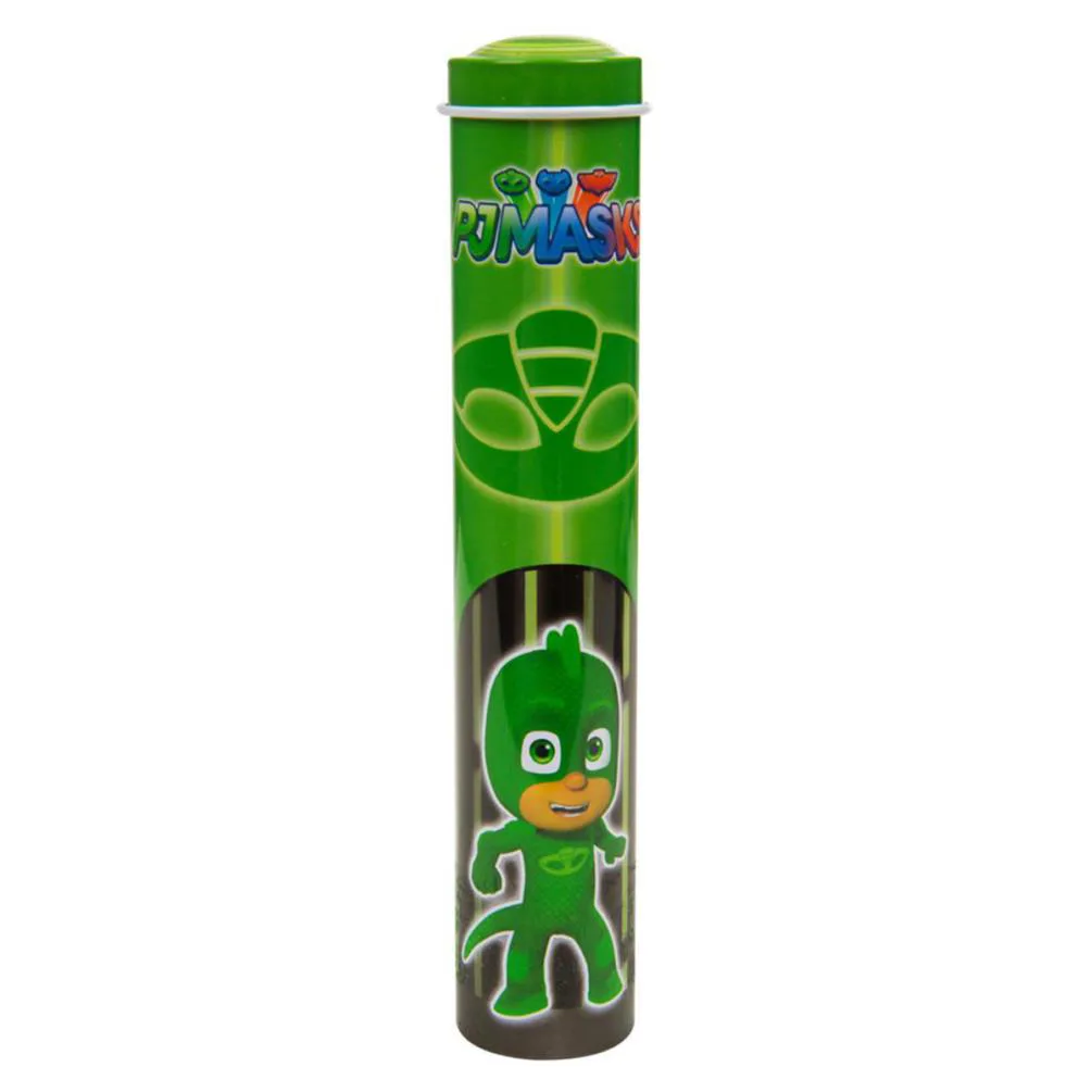 PJ Masks Gekko Pencil Tin Tube Extra Image 1