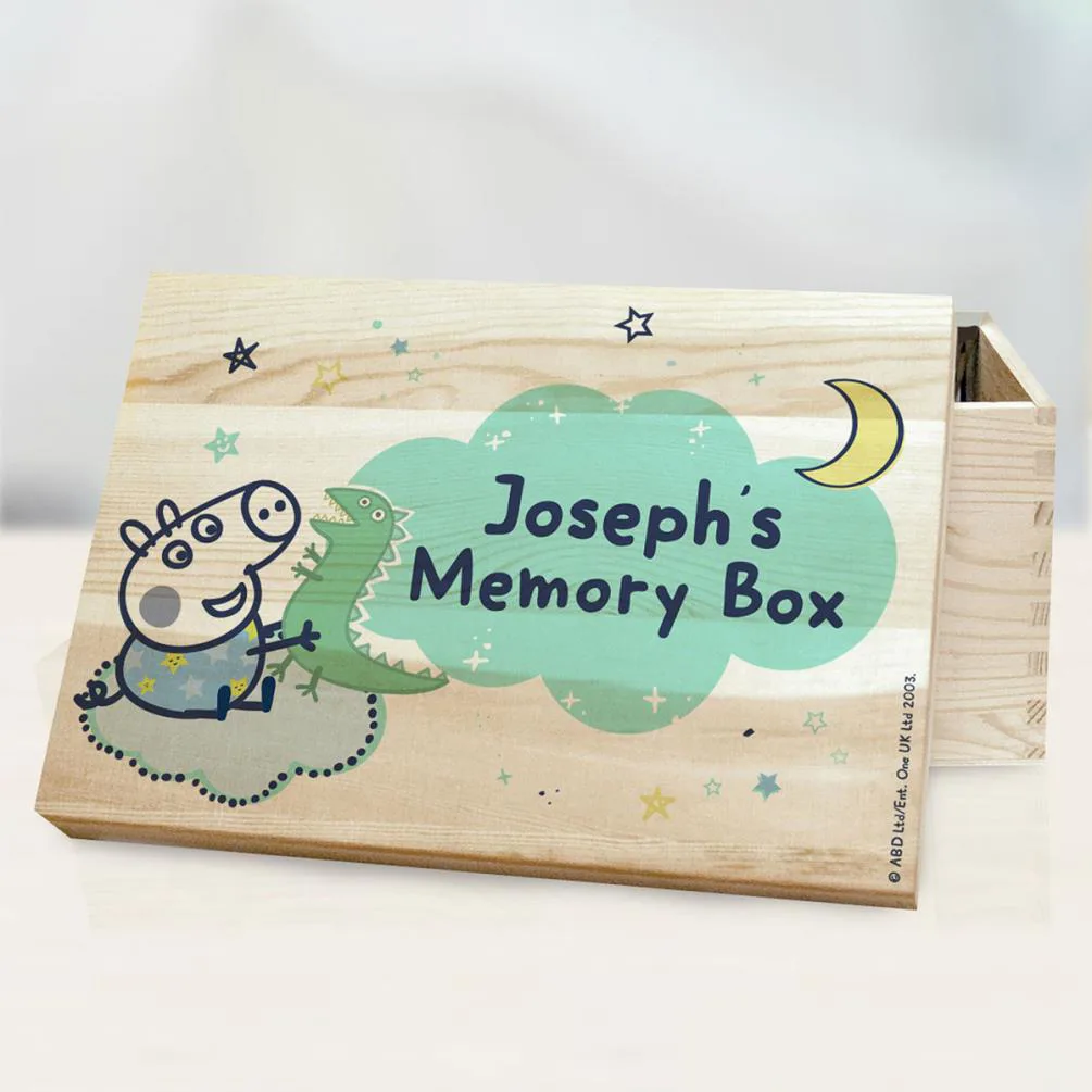 Personalised Peppa Pig George Pig Memory Box Extra Image 1