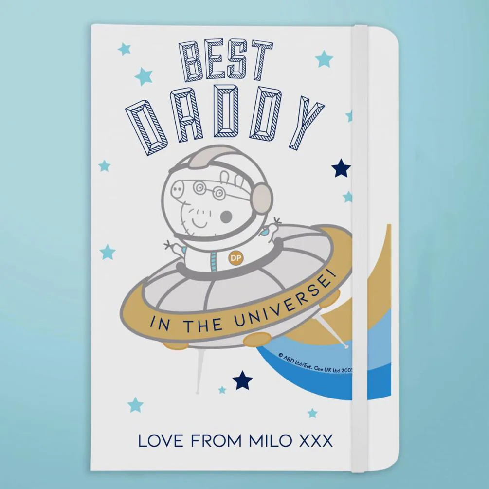 Personalised Peppa Pig Best Daddy A5 Notebook Extra Image 1