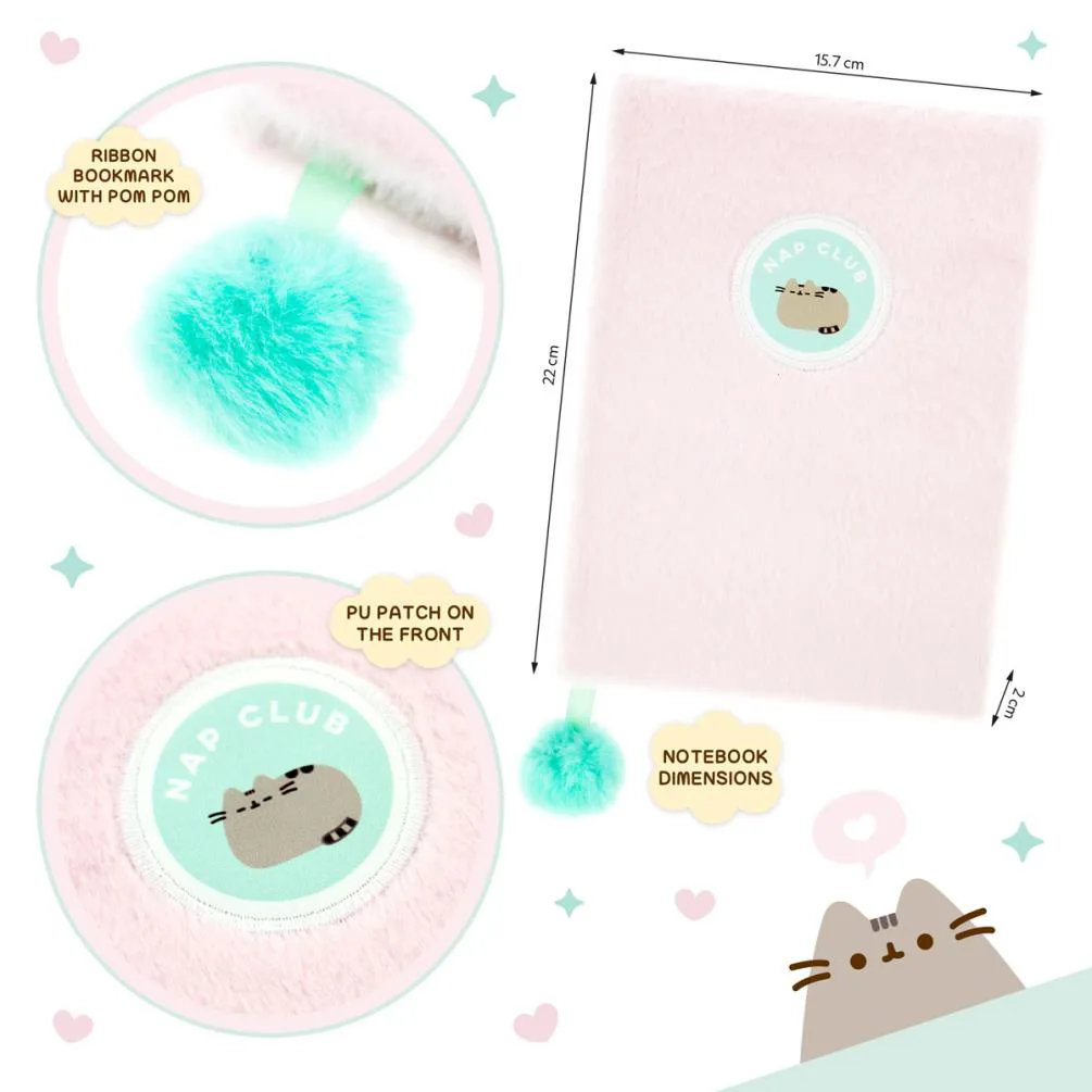 Pusheen Luxury A5 Plush Notebook Extra Image 3
