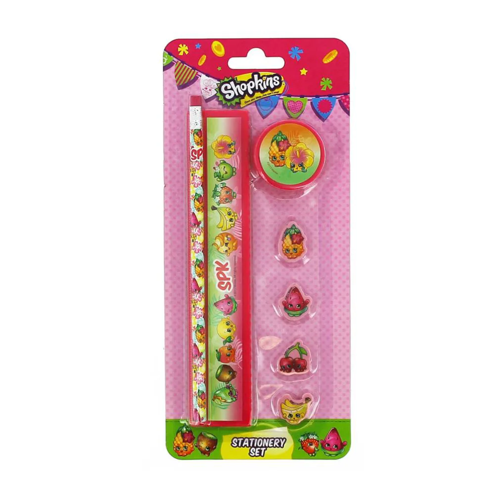Shopkins Tropical 7 Piece Stationery Set Extra Image 2