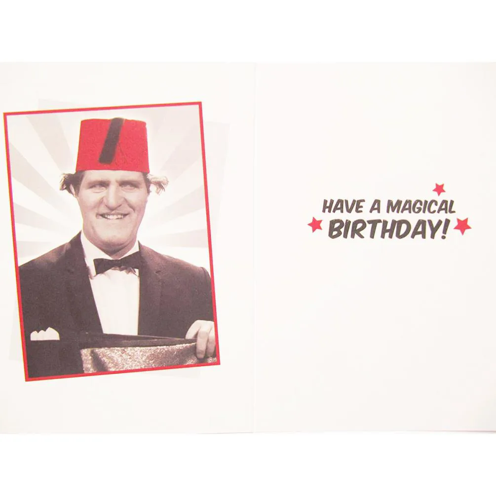 Tommy Cooper Funny Birthday Card Extra Image 1