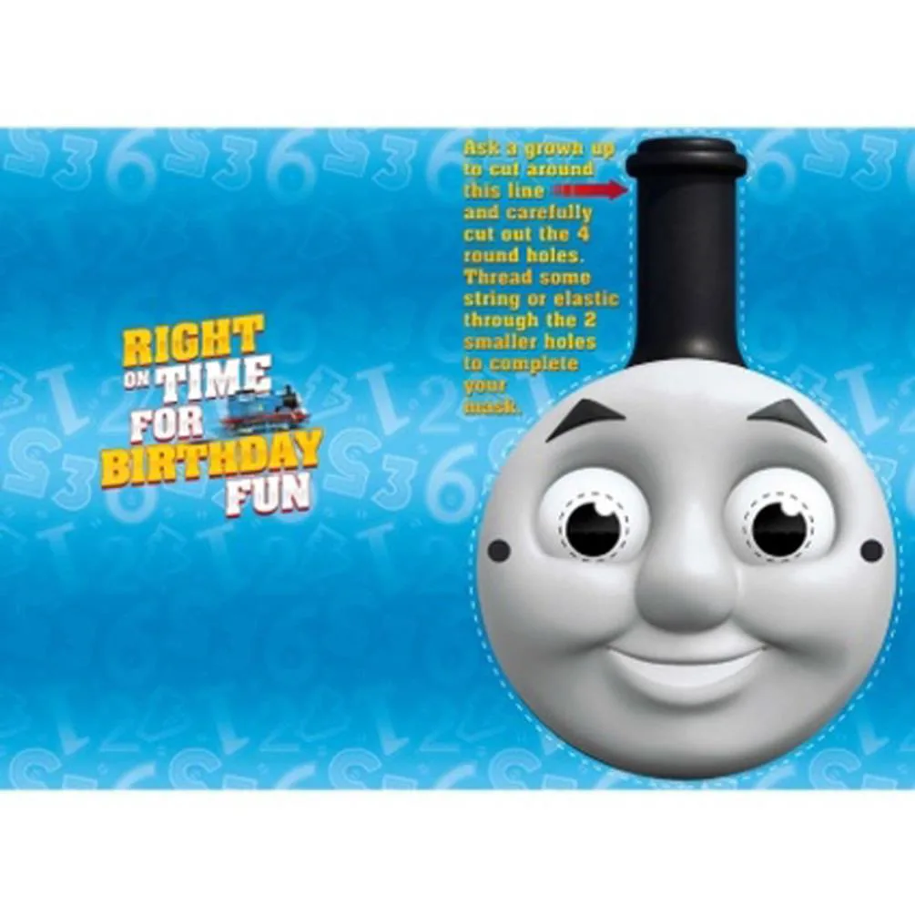 Its Your Birthday Badged Thomas & Friends Birthday Card Extra Image 1