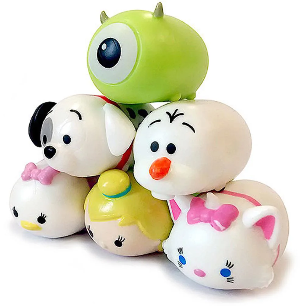 Tsum Tsum Pack of 5 Mystery Mini Figures With Key Chain Extra Image 1