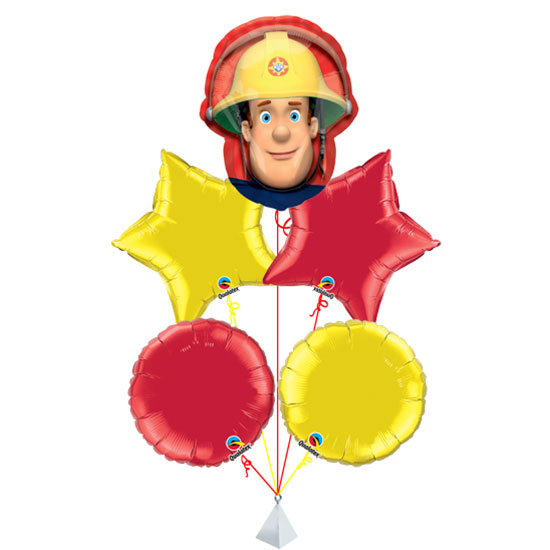 Fireman Sam Balloon Bouquet