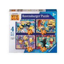 Despicable Me 4 Jigsaw Puzzles 4 in a Box