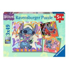 Disney Stitch 3 x 49pc Jigsaw Puzzles