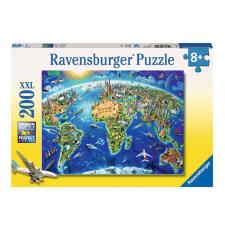 World Landmarks Map XXL 200pc Jigsaw Puzzle
