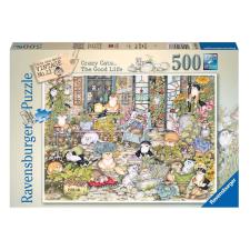 Crazy Cats The Good Life 500pc Jigsaw Puzzle