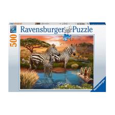Zebra’s At Waterhole 500pc Jigsaw Puzzle