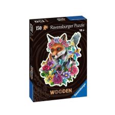 Shaped Fox Wooden 150pc Jigsaw Puzzle