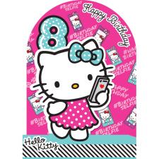 8th Birthday 3D Stand Up Hello Kitty Birthday Card