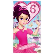 6th Birthday Gem Fairies Birthday Card