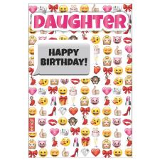 Daughter Emoji Birthday Card