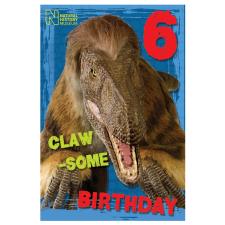 6th Birthday Natural History Museum Birthday Card