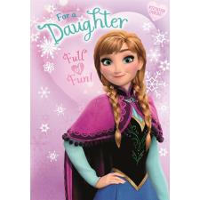 Daughter Anna Disney Frozen Activity Birthday Card
