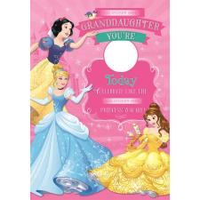 Birthday Age Disney Princess Birthday Card