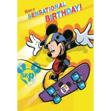 Birthday SK8 Disney Mickey Mouse Birthday Card