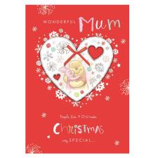 Wonderful Mum Winnie The Pooh Christmas Card