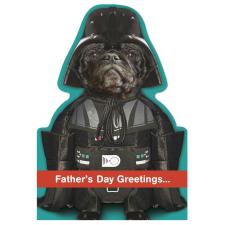 Star Wars Darth Vader Pug Father&#39;s Day Card