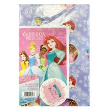 Disney Princess Birthday Card, Gift Wrap & Tag Set