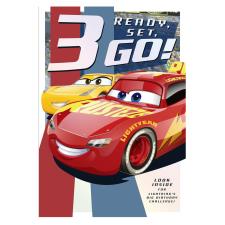 Disney Cars Ready Steady Go 3rd Birthday Card