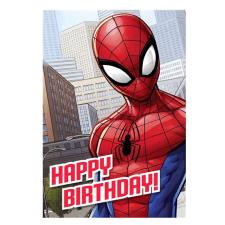 Marvel Spiderman Birthday Card, Gift Wrap & Tag Set