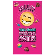 Mum You Make Everyone Smile Emoji Mother&#39;s Day Card