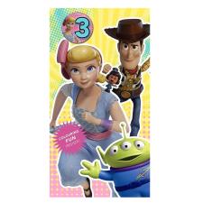 3rd Birthday Disney Toy Story Birthday Card with Badge