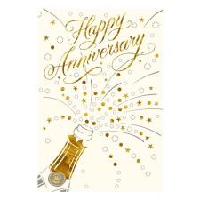 Champagne Happy Anniversary Card