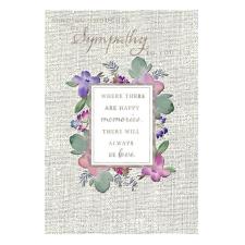 Sending Thoughts Sympathy Card