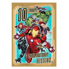 Marvel Avengers 10th Birthday Card